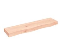 (brown, 80 x 20 x 6 cm) vidaXL Wall Shelf Wooden Floating Shelf Display Shelf Treated Solid Wood Oak