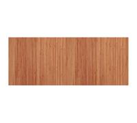 vidaXL Bamboo Area Rug - Rectangular 80x200 cm Brown Rug for Living Room/Bedroom/Office, with Anti-Slip Backing and Roll-Up Design