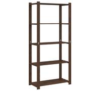 Storage Rack Storage Units Shelf Industrial Shelving Solid Pinewood vidaXL