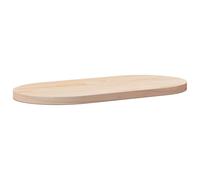 (brown, 80 x 40 x 2.5 cm) vidaXL Table Top Desk Top Wooden Dining Table Top White Solid Wood Pine Oval