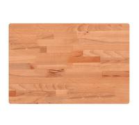 vidaXL Table Top 80x40x4 cm Rectangular Solid Wood Beech