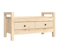 (Brown, 80 x 40 x 43 cm) vidaXL Solid Wood Pine Hall Bench Chair Multi Colours 80x40x43 cm/80x40x60 cm