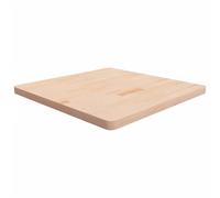 (Brown, 80 x 80 x 4 cm (L x W x T)) vidaXL Solid Wood Oak Square Table Top Desktop Multi Colours Brown Multi Sizes