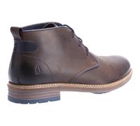 (Brown, 9 (Adults')) Hush Puppies Jonas Chukka Leather Men's Brown Boots