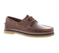 (Brown, 9 (Adults')) Hush Puppies Wilson Boat Sho Men's Shoes UK Size
