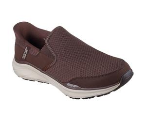 (Brown, 9 (Adults')) Skechers Equalizer 6.0 Textile Men's Brown Trainers