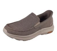 (Brown, 9 (Adults')) Skechers Pollard Wilfred Textile Men's Taupe Loafers