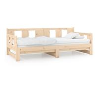 (brown, 90 x 190 cm) vidaXL Solid Wood Pine Pull-out Day Bed Wooden Guest Bed Multi Colours/Sizes