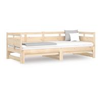 (brown, 90 x 200 cm) vidaXL Solid Wood Pine Pull-out Day Bed Wooden Sofa Bed Multi Colours/Sizes