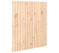 Vidaxl Wall Headboard 95.5X3X110 Cm Solid Wood Pine, Brown