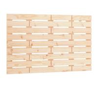 Vidaxl Wall Headboard 96X3X63 Cm Solid Wood Pine, Brown