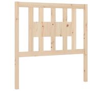 vidaXL Headboard 96X4X100 Cm Solid Wood Pine, Brown