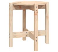 vidaXL Coffee Table Ø 42.5x45 cm Solid Wood Pine