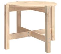 (brown, Ã? 62.5 x 45 cm) vidaXL Solid Wood Pine Coffee Table Multi Colours Ø 52.5x45 cm/Ø 62.5x45 cm