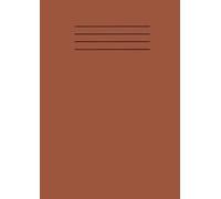 Brown A4 School Exercise Book Lined Paper Workbook Supplies 101 Pages with Margin Line: For Students, Kids, College, Office, Classroom Use and Home Use Learning Resources
