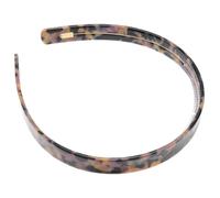 Brown Acetate Plate for Face Washing Non Slip Headband | Delicate Tortoiseshell Style, Party Travel Accessory, Charming Look, , Brown Finish