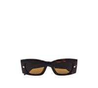 Brown Acetate Sunglasses with Spike Stud Detail - female - Alexander McQueen - Sunglasses - Brown - ONE SIZE - Accessories ONE SIZE