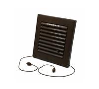 Brown Air Vent Grille 165mm x 175mm Shutter Duct Cover