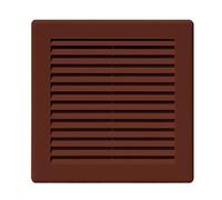 Brown Air Vent Grille 200mm x 250mm / 8" x 10" Louvred Wall Ducting Ventilation Cover TRU21BR