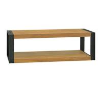 (brown and black, 110 x 45 x 35 cm) vidaXL Bathroom Cabinet Washroom Sink Unit Basin Cupboard Solid Wood Teak