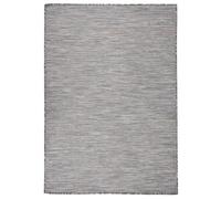 Berkfield Outdoor Flatweave Rug 140X200 Cm Brown And Black
