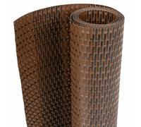 (brown and black, 300 x 100 cm) vidaXL Balcony Screen Privacy Screen Outdoor Garden Fence Screen Poly Rattan