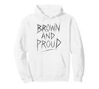 Brown And Proud Mexican Raza Chicano Punk Rock Immigration Pullover Hoodie