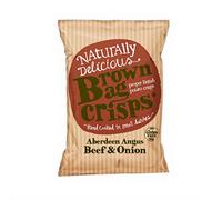 Brown Bag Crisps Aberdeen Angus Beef and Onion 150g