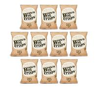 Brown Bag Crisps - Lightly Salted 40g (Pack of 10)