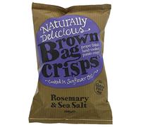 BROWN BAG CRISPS | Rosemary & Sea Salt | 10 x 150g (UK)