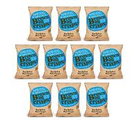 Brown Bag Crisps - Sea Salt & Malt Vinegar 40g (Pack of 10)
