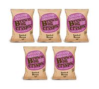 Brown Bag Crisps - Smoked Bacon 40g (Pack of 5)