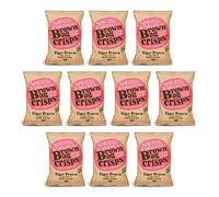 Brown Bag Crisps - Tiger Prawn with a hint of Chilli & Lime 40g (Pack of 10)