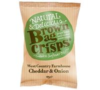 Brown Bag Crisps | West Country Cheddar & Onion | 2 x 20 x 40g