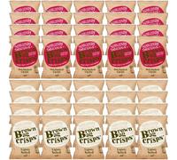 Brown Bag Oak Smoked Chilli and Lightly Salted Crisps (2 Boxes)