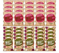 Brown Bag Oak Smoked Chilli Crisps and Beetroot, Carrot & Parsnip Veg Crisps (2 Boxes)