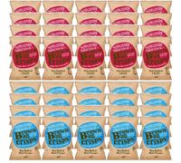 Brown Bag Oak Smoked Chilli Crisps and Sea Salt & Malt Vinegar Crisps (2 boxes)