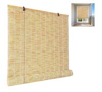 Brown Bamboo Roller Blinds for 150x240cmNatural Privacy es Outdoor RollUp ains Breathable Patio Blinds for Porches & TerracesEcoFriendly Cane Design