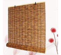 Brown Bamboo Shades, Outdoor Roller Blinds, Curtains for Doors & Windows, Eco-Friendly Bamboo Window Treatment, Stylish Interior & Exterior Decor