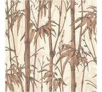 Rasch paperhangings Non Woven Wallpaper (Botanical) Brown Cream 10,05 m x 0,53 m Florentine III 484878
