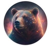 Brown Bear 1000-Piece Jigsaw Puzzle Cardboard Jigsaw for Mother'S Day, Birthdays, Christmas 67.5x67.5cm