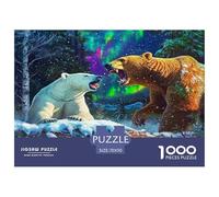 Brown Bear 1000 Piece Jigsaw Puzzles - Jigsaw Puzzles for Adults 1000 Pieces Is Ideal As Gifts for The Whole Family And The Jigsaw 1000 Pieces for Adults Absolutely Stunning