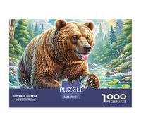Brown Bear 1000 Pieces Jigsaw Puzzles For Adults Challenging Game Stress Relieving Entertainment Cultivate The Spirit of Teamwork For Adults Gifts 70x50cm/1000pcs