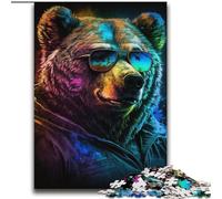 Brown Bear Boxer Jigsaw Puzzles for Teenagers, Learning Educational Toys Family Games Suitable for Desktop Decoration (70x100cm)