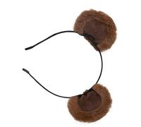 Brown Bear Ears Headband, Funny Cute Soft for Cosplay, Clip Headband with Bear Ears Costume | for Children Girls Women Parties Birthdays Cosplay and Celebrations