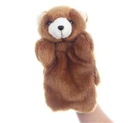 (Brown Bear) Hand Puppet Plush Animal Toy Imaginative Storytelling Toy Kids Gift[HS]