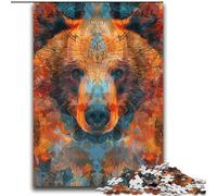 Brown Bear Jigsaw Puzzles for Teenagers 2000 Jigsaws, Educational Games Home Decoration Deal As Gifts for The Whole Family (70x100cm)