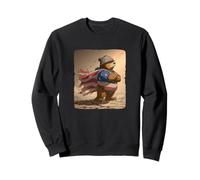 Brown Bear Military Costume for America Battlefield Lovers Sweatshirt