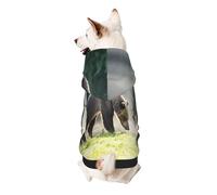 Brown Bear Mother and Son Dog Hoodie for Small, Soft Breathable, Pet Clothes for Small