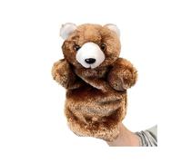 (Brown Bear) Plush Hand Animal Puppet Toy Cartoon Glove Role Educational Interactive Play